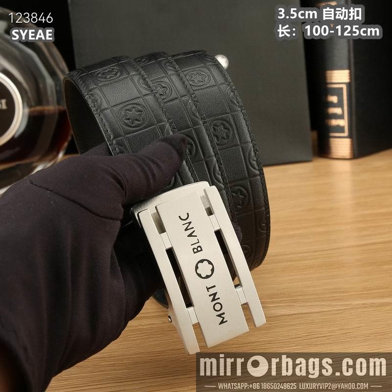 Replica Montlanc belt 35mmX100-125cm 8L55