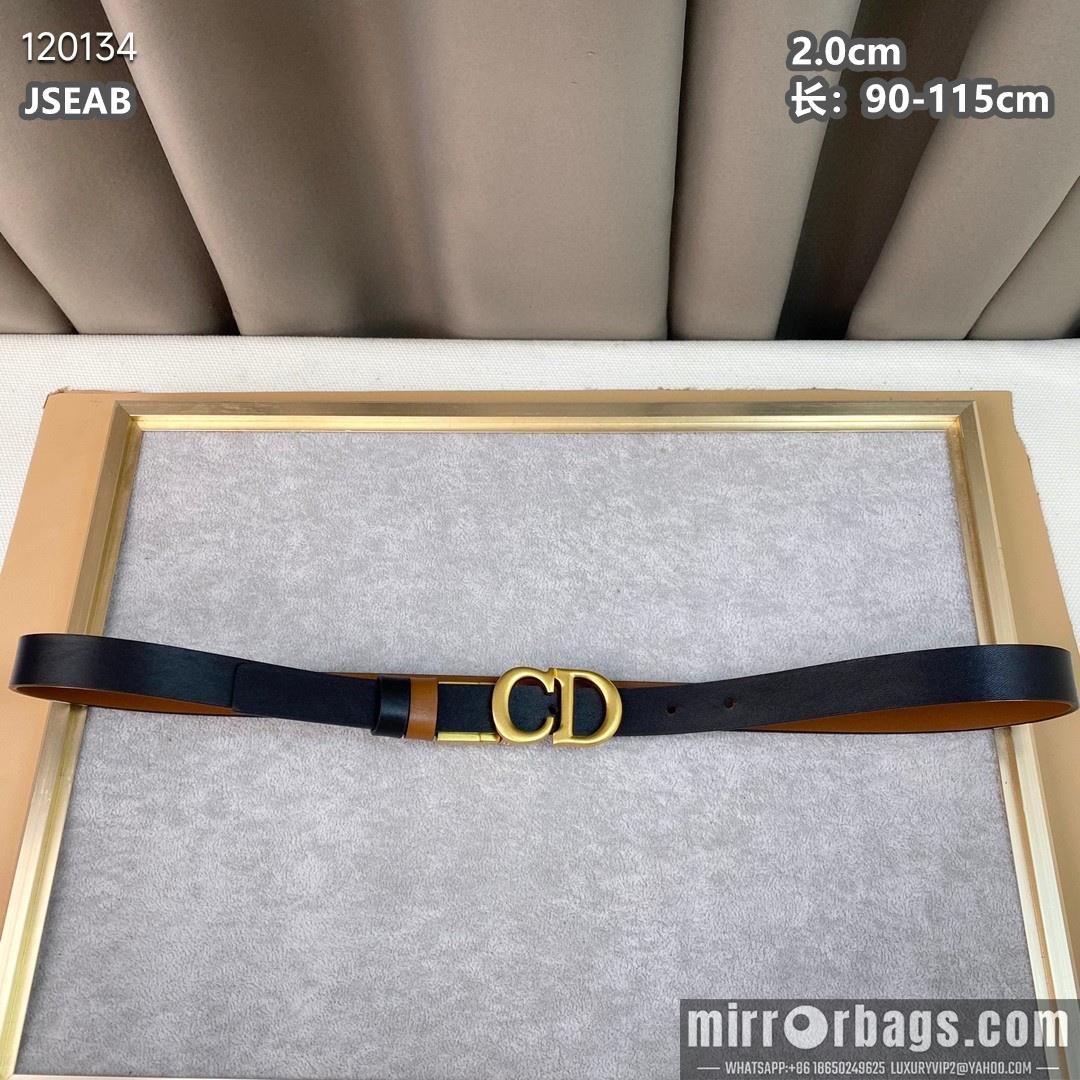 Replica Dior belt 20mmX90-115cm 8L072001