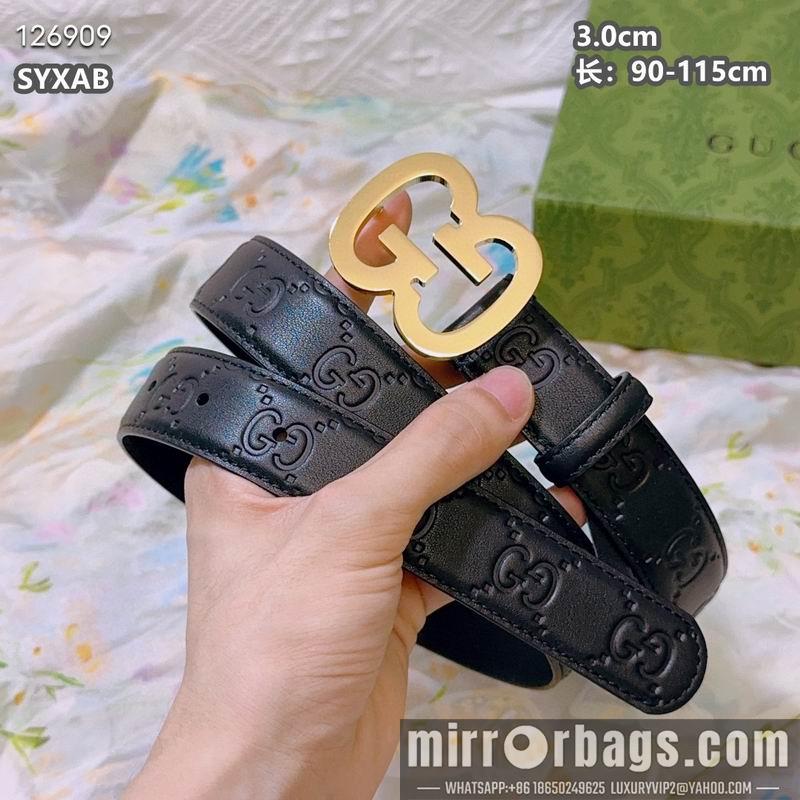 Replica Gucci belt 30mmX90-115cm 8L25