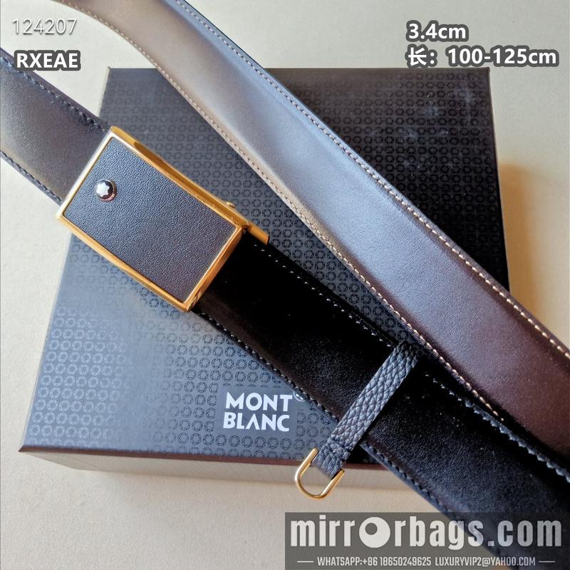 Replica Montlanc belt 34mmX100-125cm 8L10