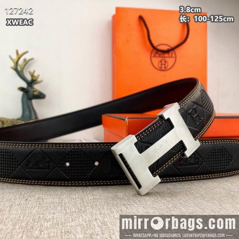 Replica Hermes belt 38mmX100-125cm 8L49