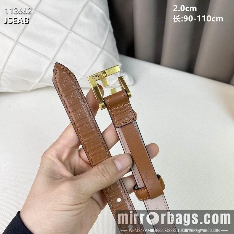 Replica Fendi Belt 20mmX90-110cm 8L08