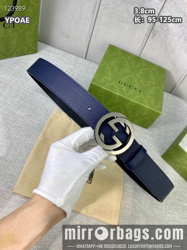 Replica Gucci belt 38mmX95-125cm 8L10