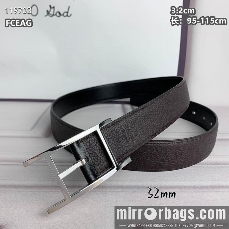 Replica Hermes belt 32mmX95-115cm 8L040802