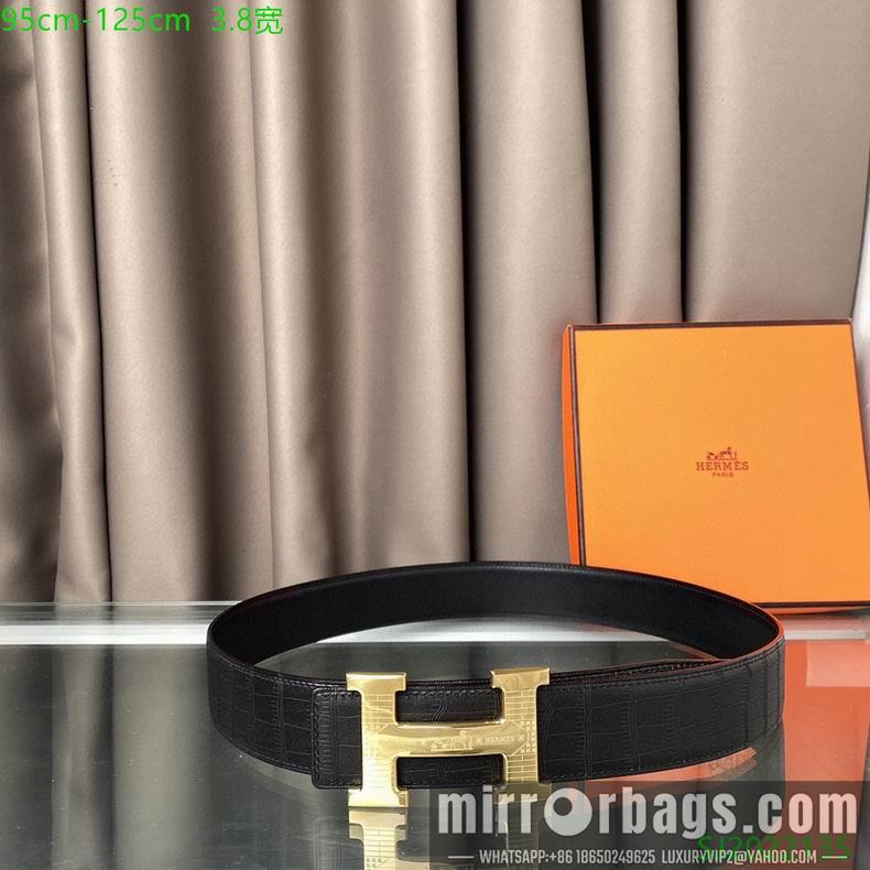 Replica Hermes Belt 38mmX95-125cm 7D101