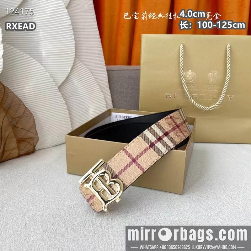 Replica Burberry belt 40mmX100-125cm 8L07