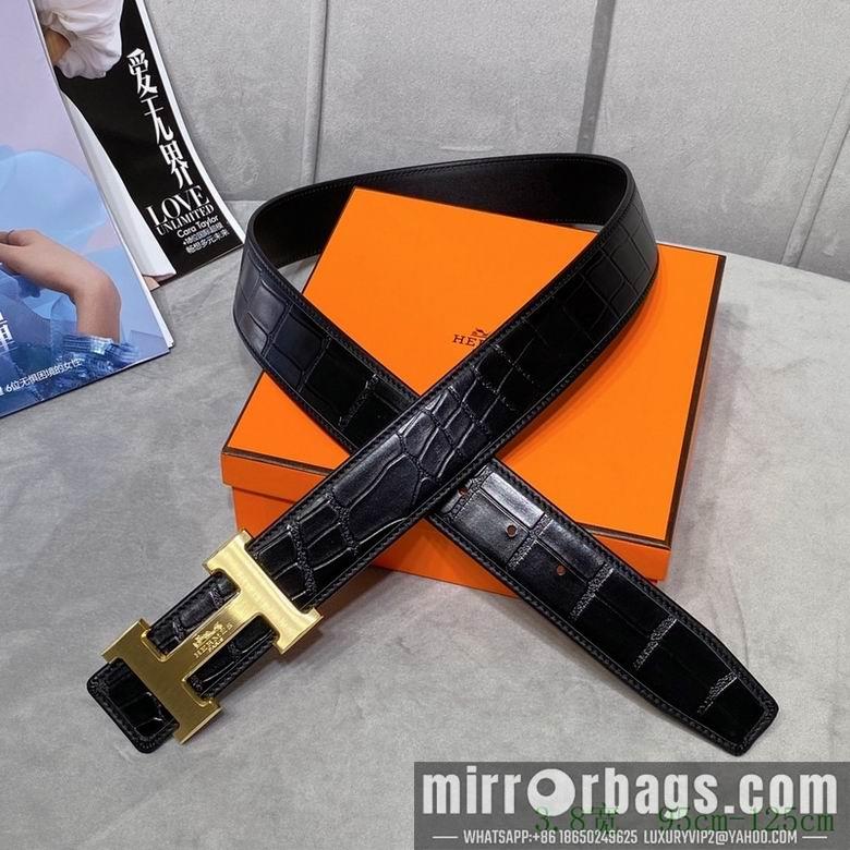 Replica Hermes Belt 38mmX95-125cm 7D91