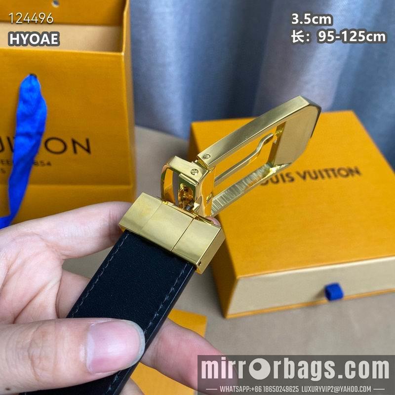 Replica LV belt 35mmX95-125cm 8L29