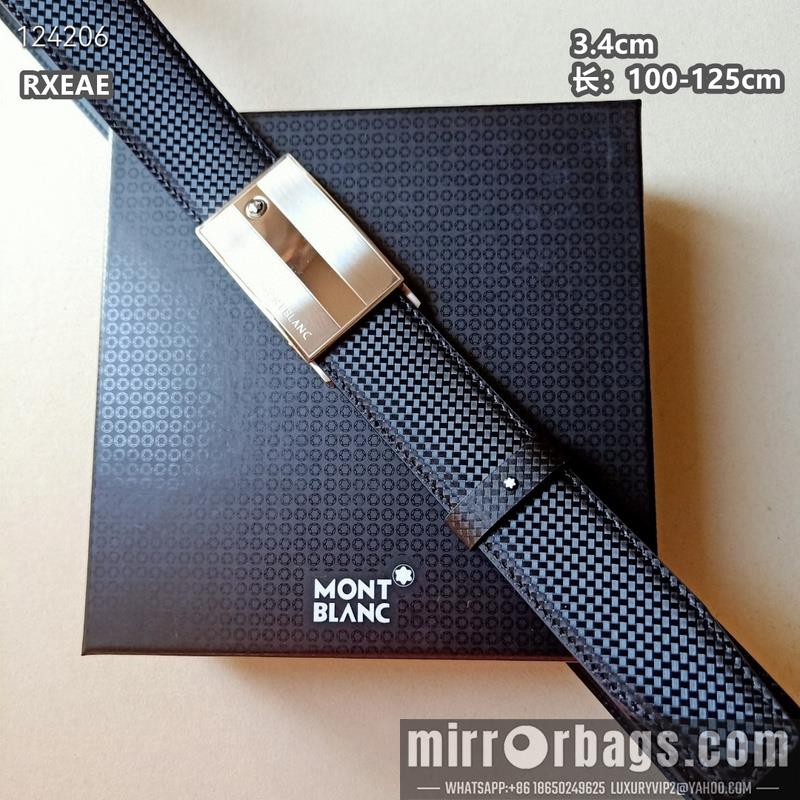 Replica Montlanc belt 34mmX100-125cm 8L11