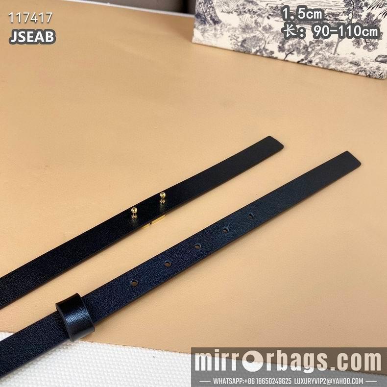 Replica Dior belt 15mmX90-110cm 8L01