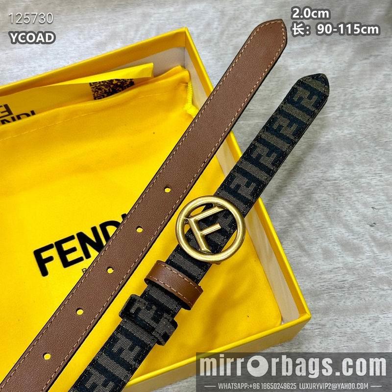 Replica Fendi belt 20mmX90-115cm 8L18