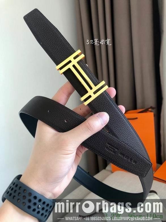 Replica Hermes Belt 32mmX95-110cm 7D21