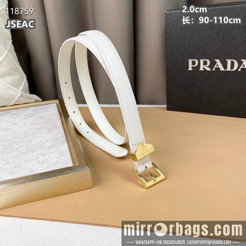 Replica Prada belt 20mmX90-110cm 8L02