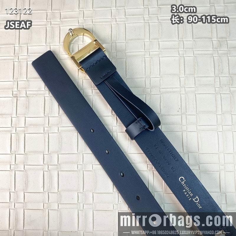 Replica Dior belt 30mmX90-115cm 8L111005