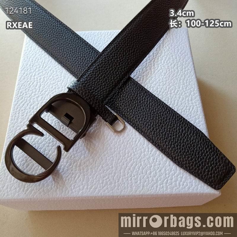 Replica Dior belt 34mmX100-125cm 8L04