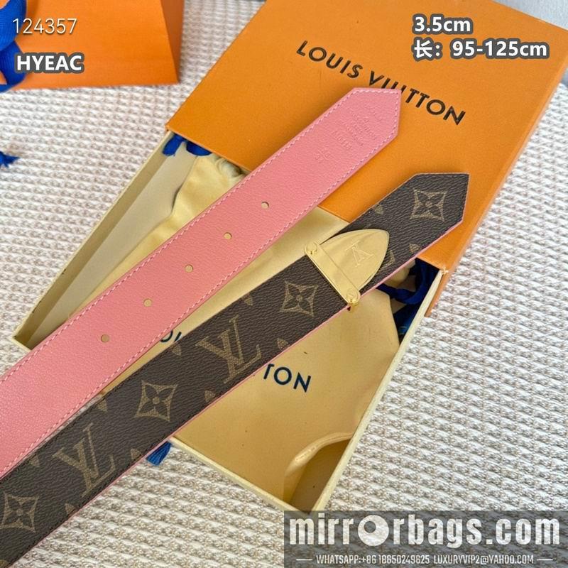 Replica LV belt 35mmX95-125cm 8L15