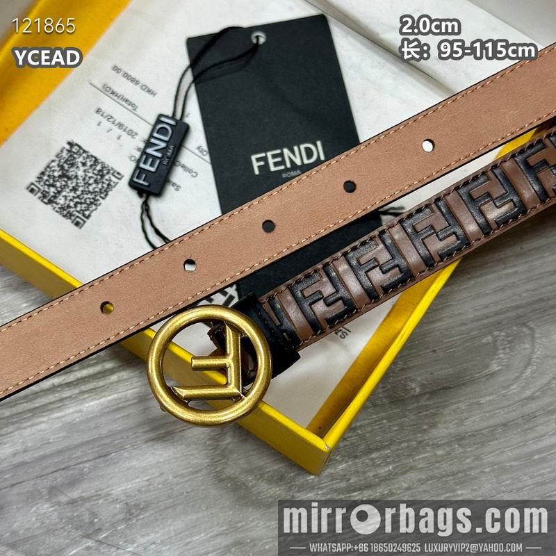 Replica Fendi belt 20mmX95-115cm 8L20