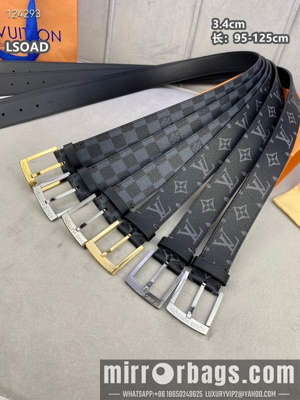 Replica LV belt 34mmX95-125cm 8L25