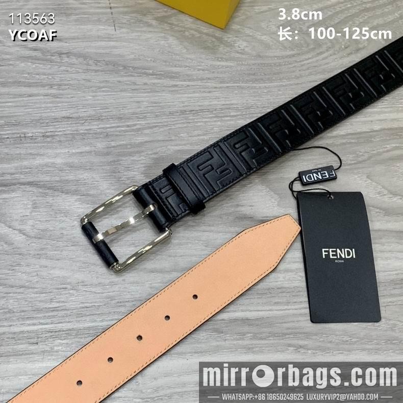 Replica Fendi Belt 38mmX100-125CM 8L23