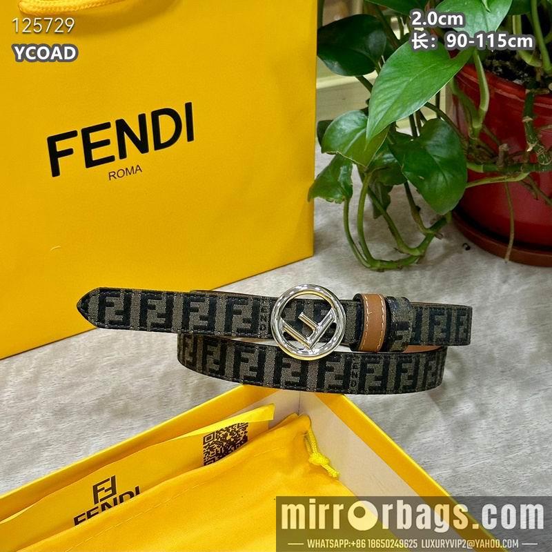 Replica Fendi belt 20mmX90-115cm 8L18