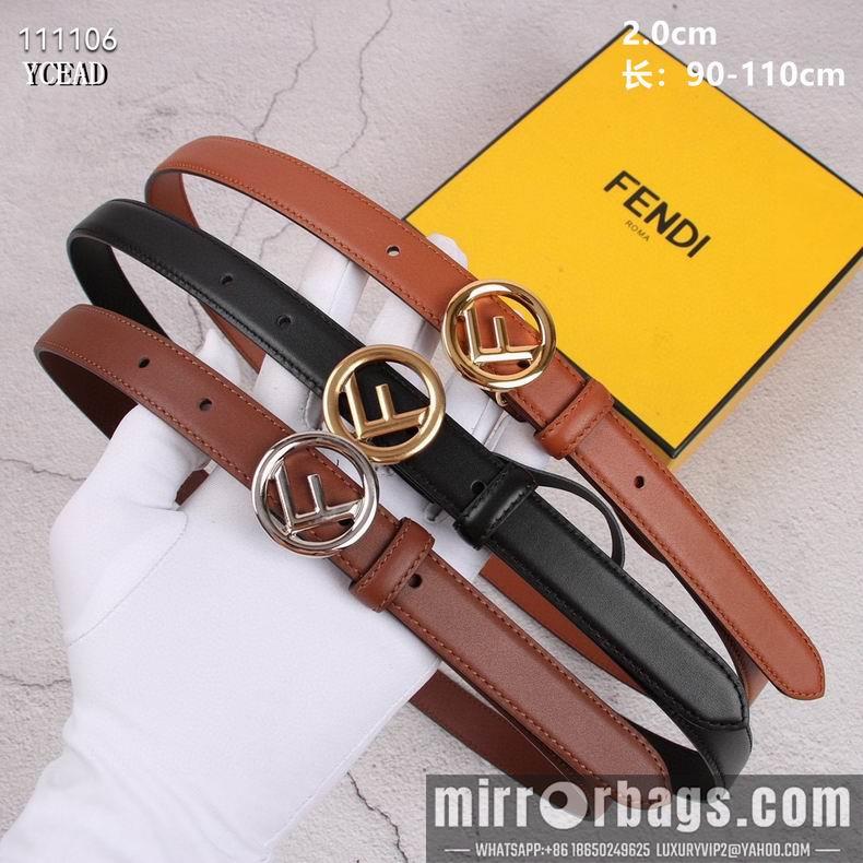 Replica Fendi Belt 20mmX90-110cm 8L02