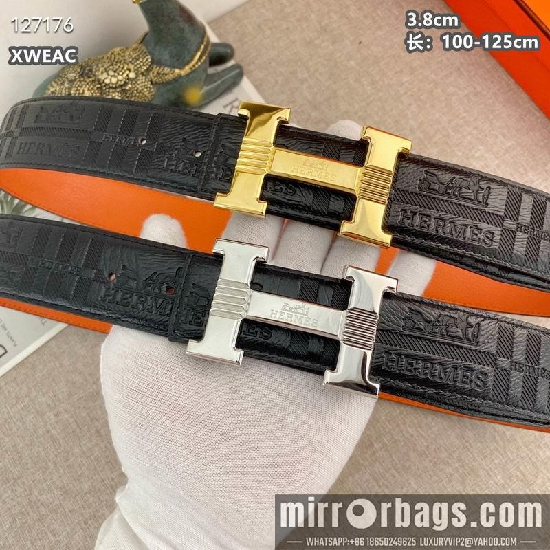Replica Hermes belt 38mmX100-125cm 8L36
