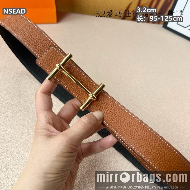 Replica Hermes belt 32mmX95-125cm 8L29