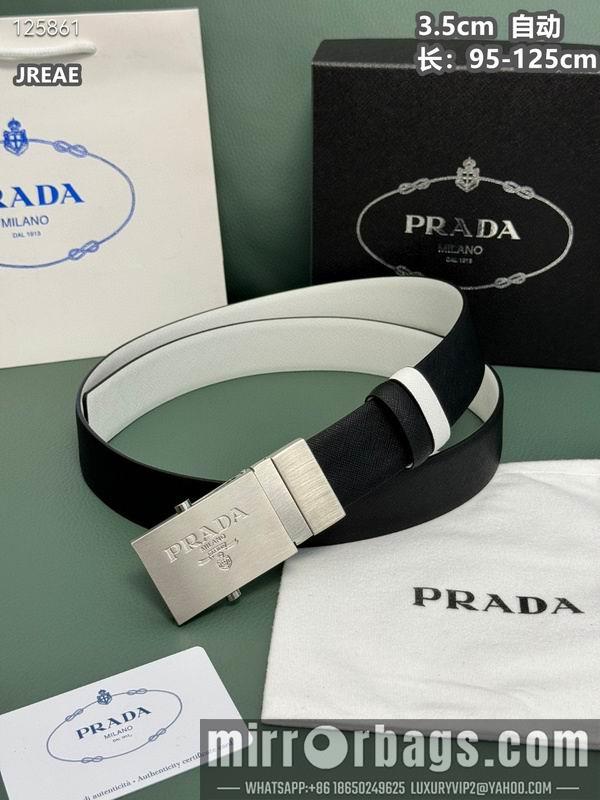 Replica Prada belt 35mmX95-125cm 8L51