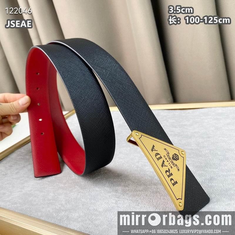 Replica Prada belt 35mmX100-125cm 8L43