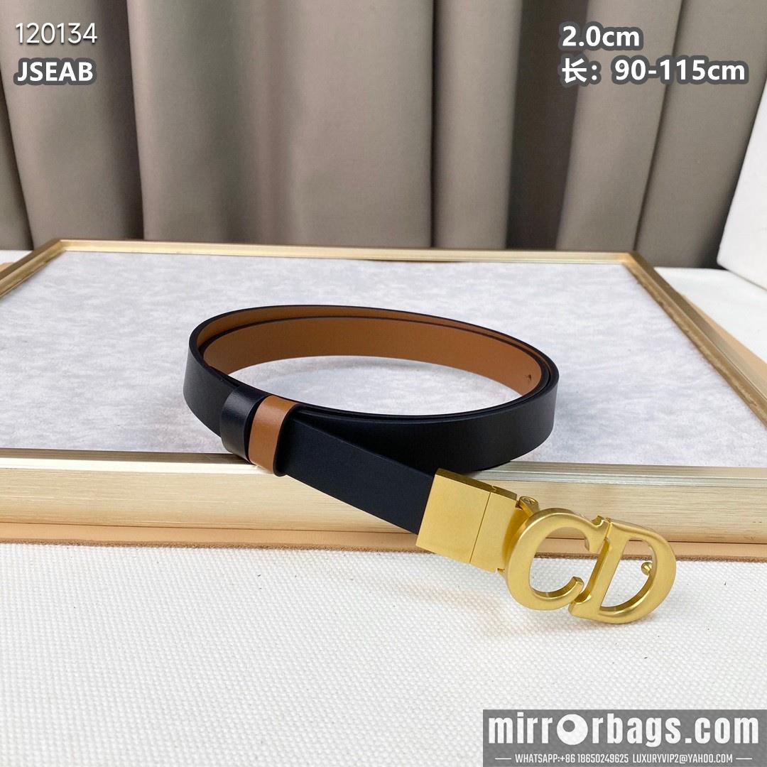 Replica Dior belt 20mmX90-115cm 8L072001