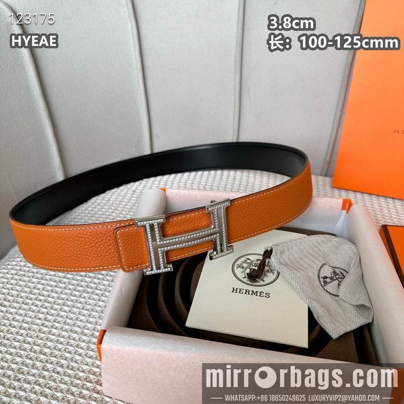 Replica Hermes belt 38mmX100-125cm 8L17