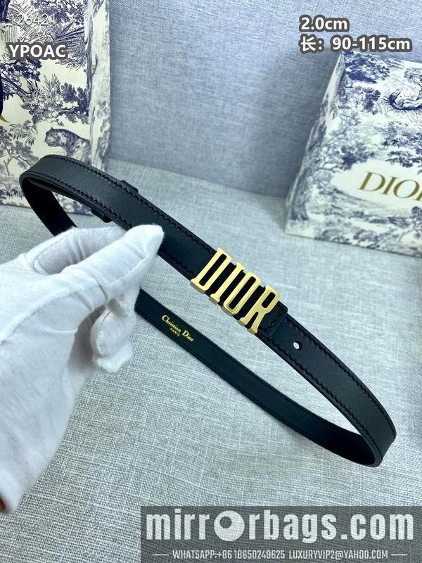 Replica Dior belt 20mmX90-115cm 8L02