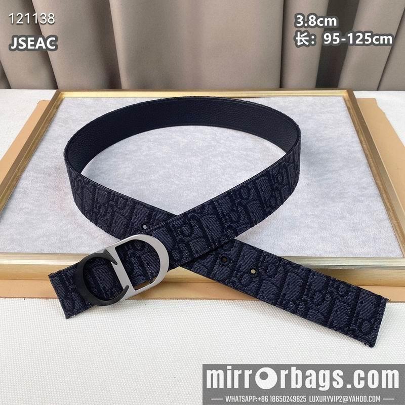 Replica Dior belt 38mmX95-125cm 8L03