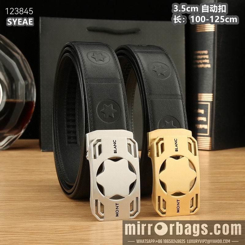 Replica Montlanc belt 35mmX100-125cm 8L56