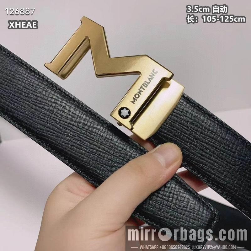 Replica Montlanc belt 35mmX105-125cm 8L65