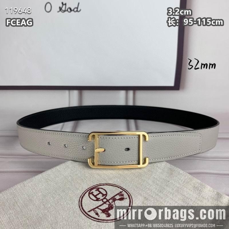 Replica Hermes belt 32mmX95-115cm 8L040801
