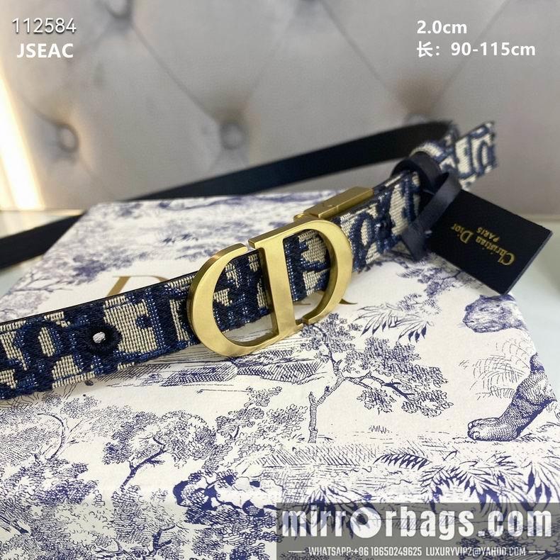 Replica Dior Belt 20mmX90-115cm 8L06