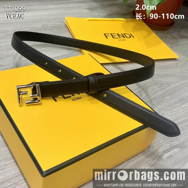 Replica Fendi Belt 20mmX90-110cm 8L01