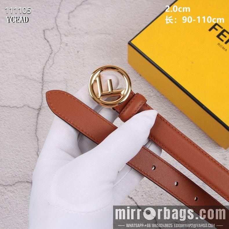 Replica Fendi Belt 20mmX90-110cm 8L02