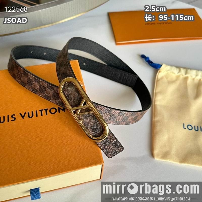 Replica LV belt 25mmX95-115cm 8L16