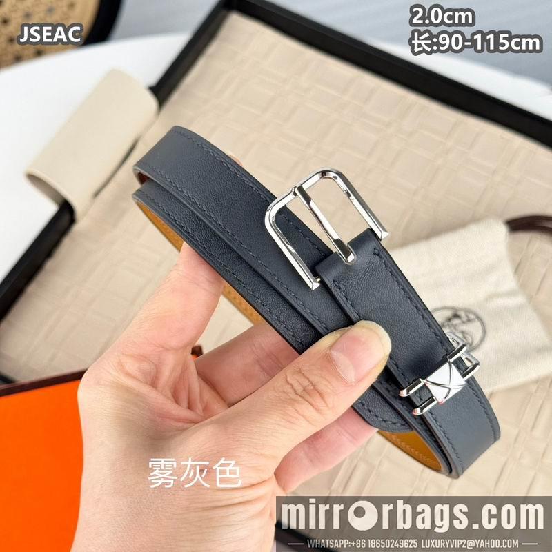 Replica Hermes belt 20mmX90-115cm 8L01
