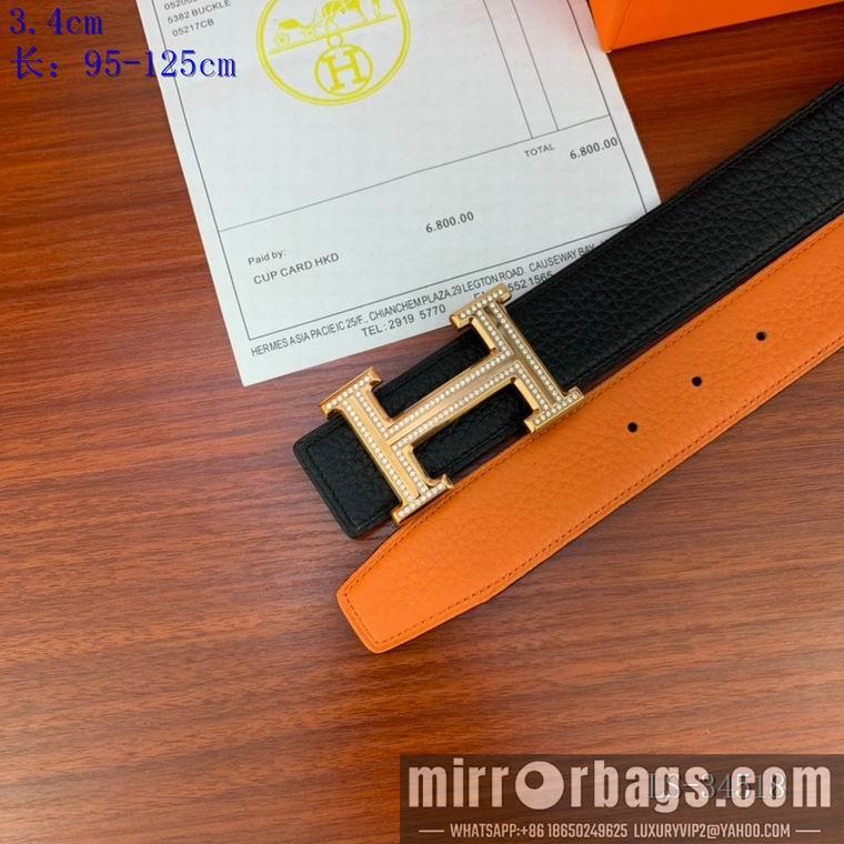 Replica Hermes Belt 34mm 95-125cm 8L02