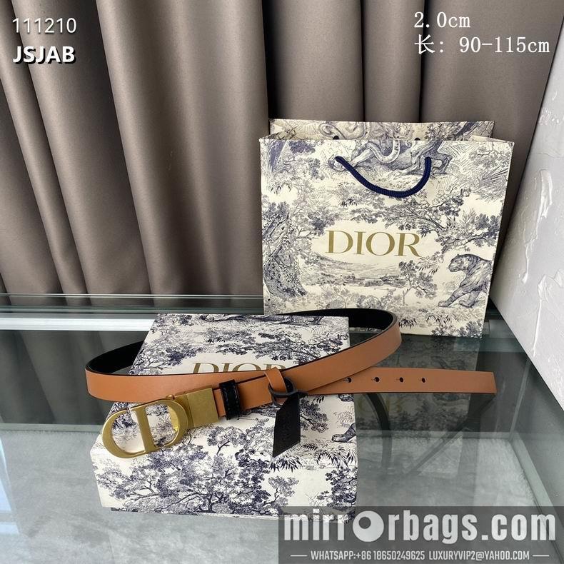 Replica Dior Belt 20mmX90-115cm 8L05