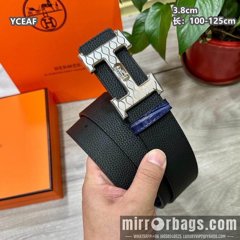 Replica Hermes belt 38mmX100-125cm 8L60