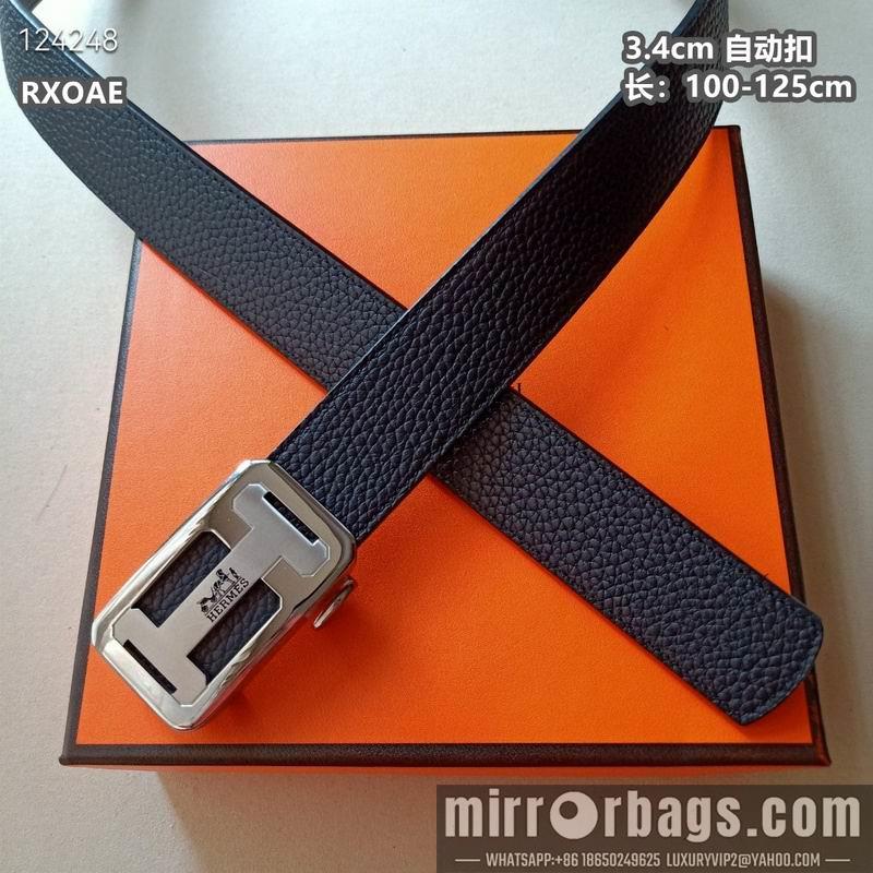 Replica Hermes belt 34mmX100-125cm 8L08