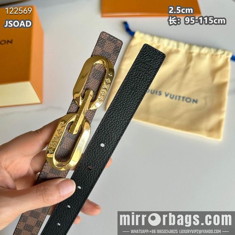 Replica LV belt 25mmX95-115cm 8L16
