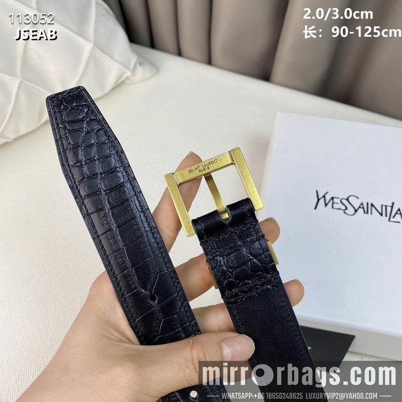 Replica YSL belt 20 30mmX90-125cm 8L02