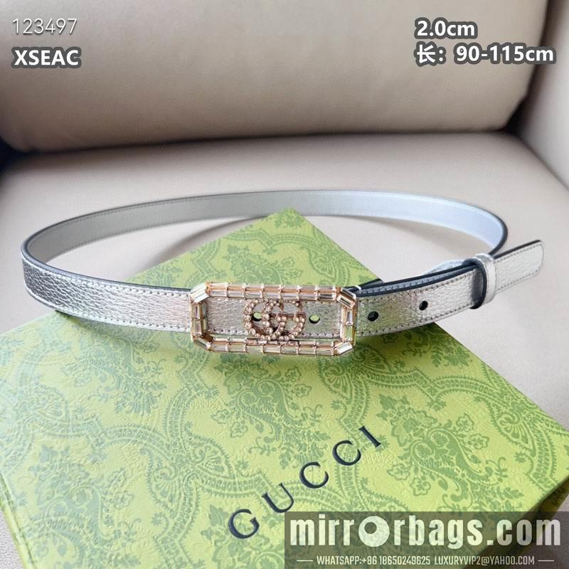 Replica Gucci belt 20mmX90-115cm 8L23