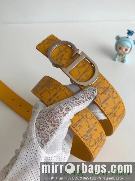 Replica Dior Belt 34mmX95-125cm 7D02