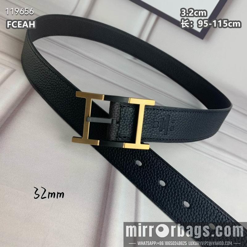 Replica Hermes belt 32mmX95-125cm 8L040803